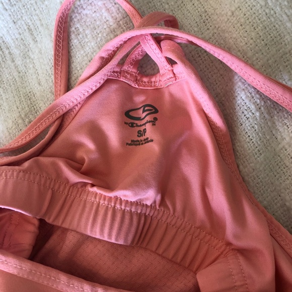 2 champions athletic tops w/built-in bra - Picture 7 of 8